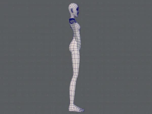 base mesh woman 21 3D Model
