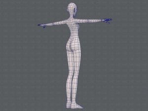 base mesh woman 21 3D-Modell