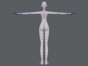 base mesh woman 21 3D-Modell