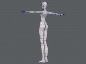base mesh woman 21 3D-Modell