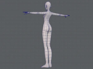 base mesh woman 21 3D Model