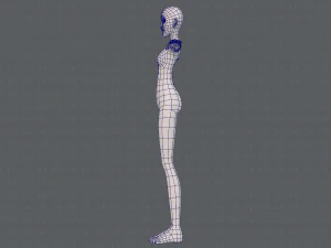 base mesh woman 21 3D Model