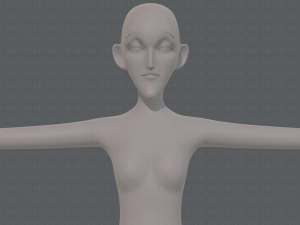 base mesh woman 21 3D-Modell