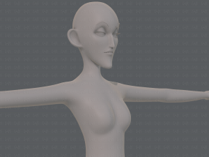 base mesh woman 21 3D-Modell
