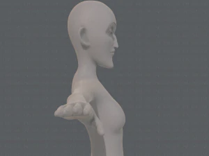 base mesh woman 21 3D Model