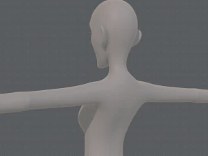 base mesh woman 21 3D Model