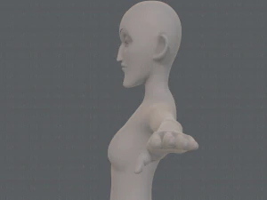 base mesh woman 21 3D Model