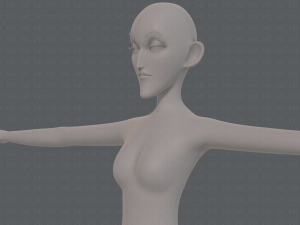 base mesh woman 21 3D-Modell