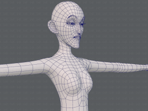 base mesh woman 21 3D-Modell