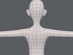 base mesh woman 21 3D Model