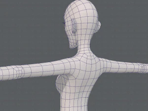 base mesh woman 21 3D Model