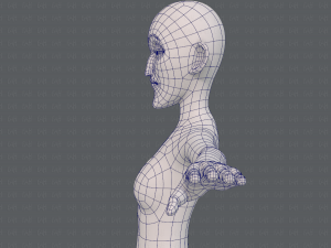 base mesh woman 21 3D-Modell