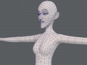 base mesh woman 21 3D-Modell