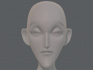 base mesh woman 21 3D Model