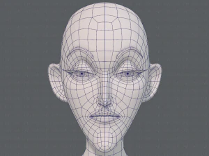 base mesh woman 21 3D Model