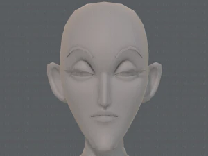 base mesh woman 21 3D Model