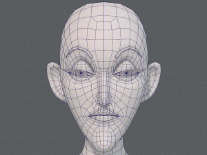 base mesh woman 21 3D Model
