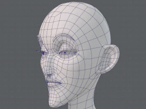 base mesh woman 21 3D Model