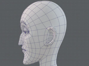 base mesh woman 21 3D Model