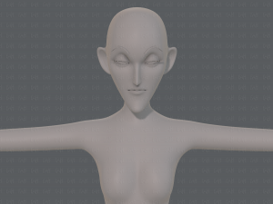 base mesh woman 21 3D-Modell