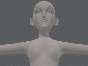 base mesh woman 21 3D-Modell