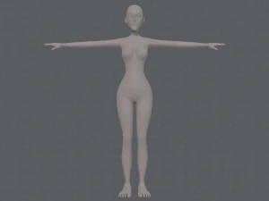 base mesh woman 22 3D Model