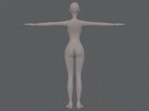 base mesh woman 22 3D Model