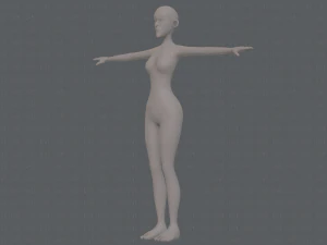 base mesh woman 22 3D Model