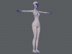 base mesh woman 22 3D Model