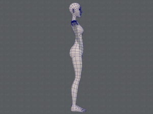 base mesh woman 22 3D Model
