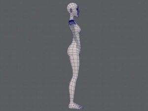 base mesh woman 22 3D Model