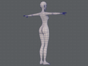 base mesh woman 22 3D Model