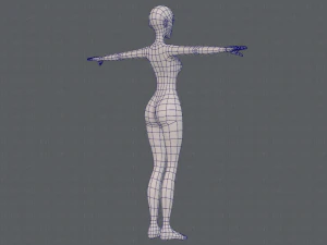 base mesh woman 22 3D Model