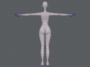 base mesh woman 22 3D Model