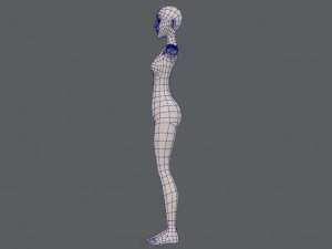 base mesh woman 22 3D Model