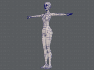base mesh woman 22 3D Model
