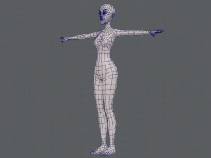 base mesh woman 22 3D Model