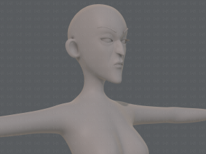 base mesh woman 22 3D Model