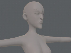 base mesh woman 22 3D Model
