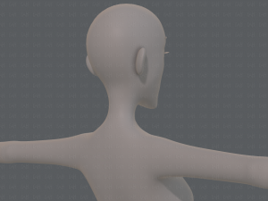 base mesh woman 22 3D Model