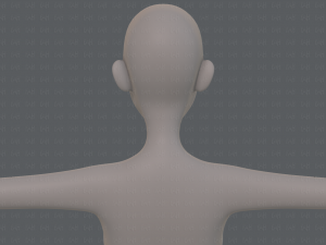 base mesh woman 22 3D Model