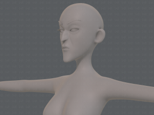 base mesh woman 22 3D Model