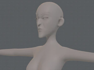 base mesh woman 22 3D Model