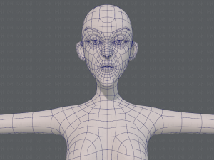 base mesh woman 22 3D Model