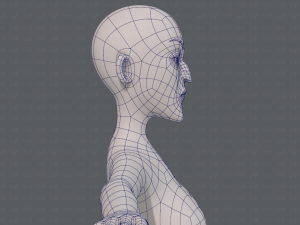 base mesh woman 22 3D Model