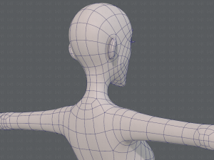 base mesh woman 22 3D Model
