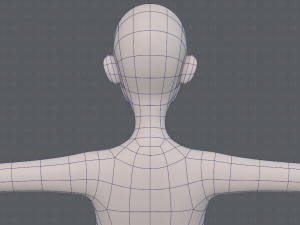 base mesh woman 22 3D Model