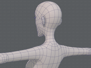 base mesh woman 22 3D Model