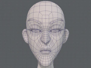base mesh woman 22 3D Model