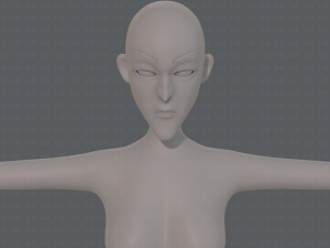 base mesh woman 22 3D Model